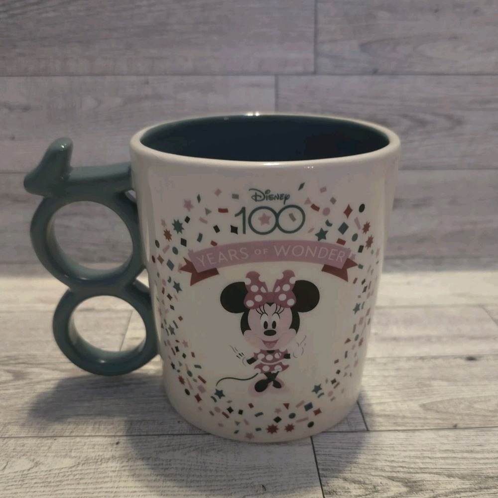 Disney‎ 100 Years of Wonder Mickey Mouse Mug with 100 Handle - Picture 2 of 9